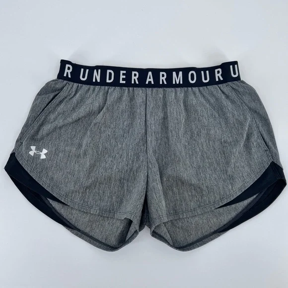BUNDLE 4 Under Armour Women Play Up Loose Shorts Sz M Variety Pockets Logo Waist - Picture 6 of 16